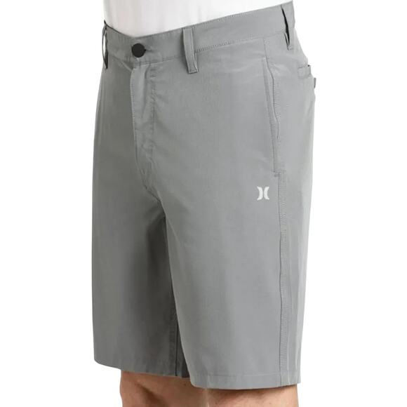 Hurley Phantom Fabric Hybrid Stretch 20" Grey Shorts, New with Tag MSRP $50 - Picture 1 of 4
